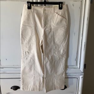 NWT Straight Leg Stretch Cropped Ankle Pants Sz 4